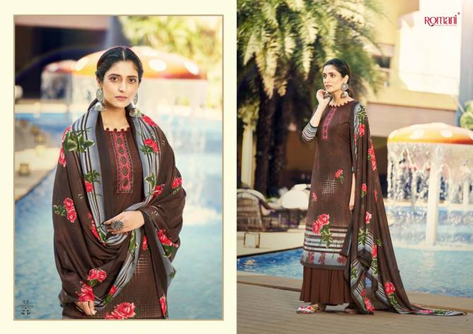 Romani Melody Exclusive Regular Wear Cotton Printed Designer Wear Dress Material Collection