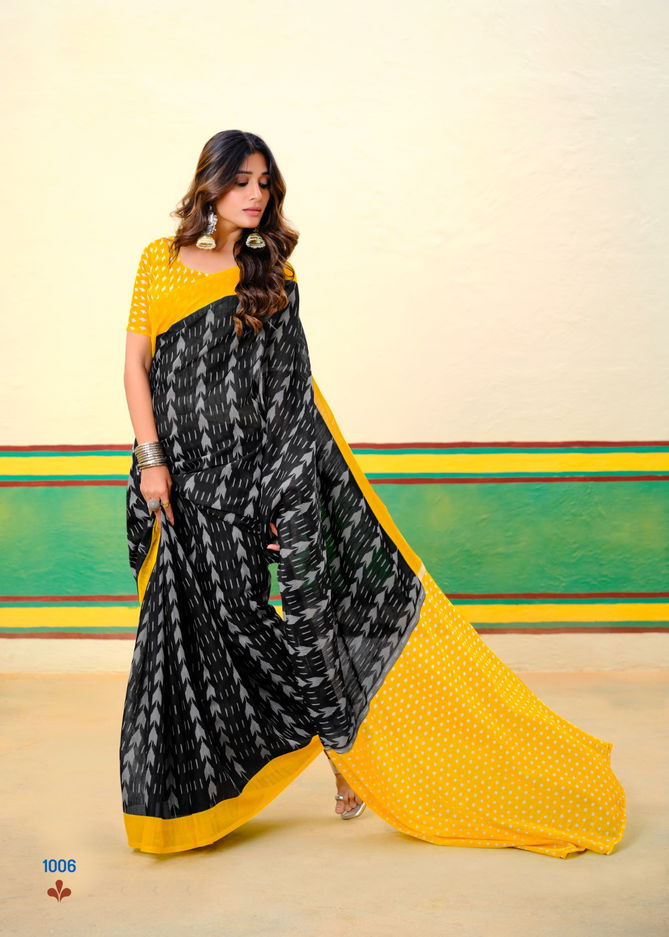 Barkha Plus 2 By Sr Mul Mul Cotton Printed Saree Exporters In India