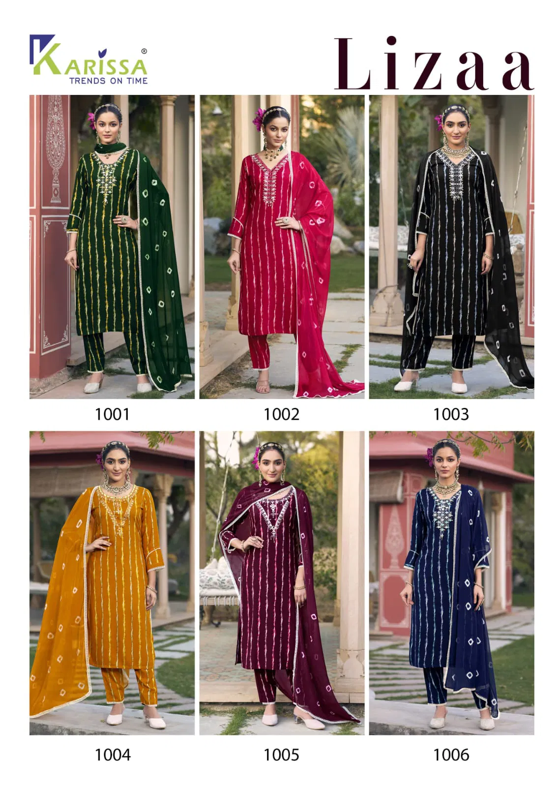 Lizaa By Karissa Rayon Printed Kurti With Bottom Dupatta Wholesalers In Delhi