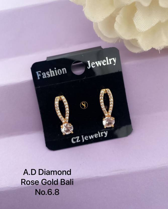 Diamond Rose Gold And Silver Tops Exporters in India