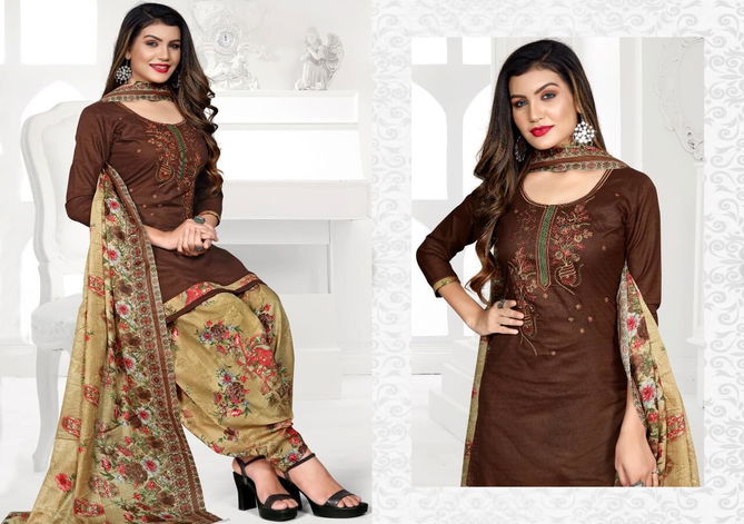 Mastani Patiyala 3 Latest Fancy Designer Heavy Casual Wear Punjabi Style Cotton Dress Material Collection
