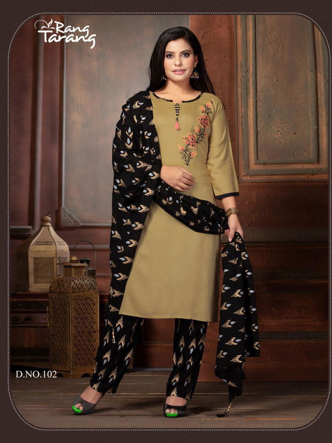 Rang Tarang Turning Point Latest Designer Regular Wear Rayon Ready Made Salwar Suit Collection 