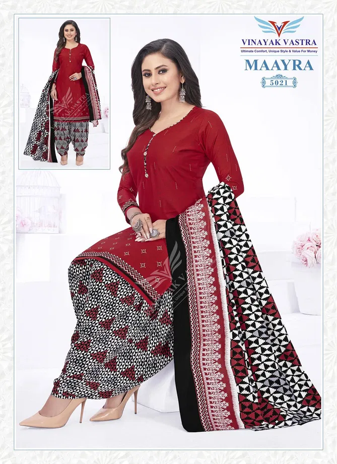 Vinayak Vastra Maayra Vol 2 Printed Dress Material Catalog
