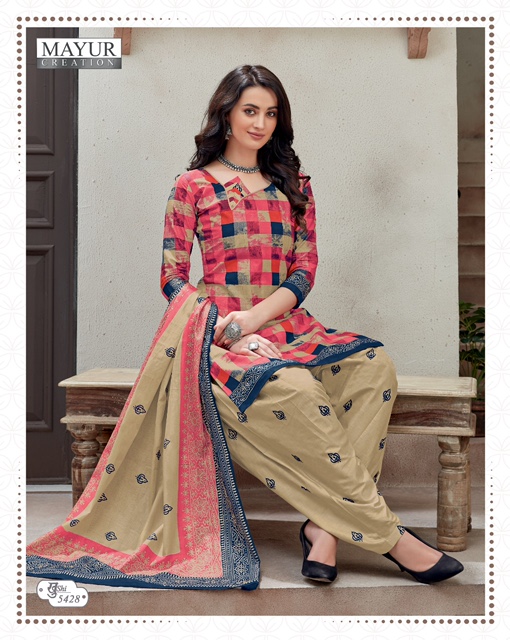 Mayur Khushi Vol 54 Latest Designer Casual Wear Pure Printed Dress Material Collection 