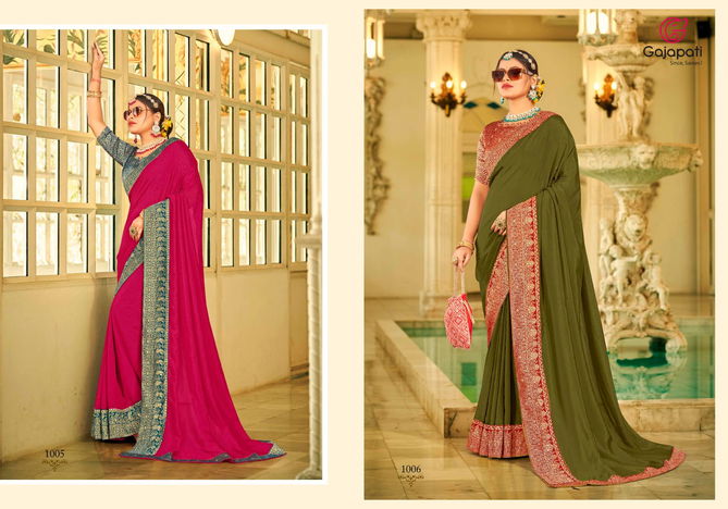 Tani Silk By Gajapati Silk Designer Saree Wholesale Market In Surat 