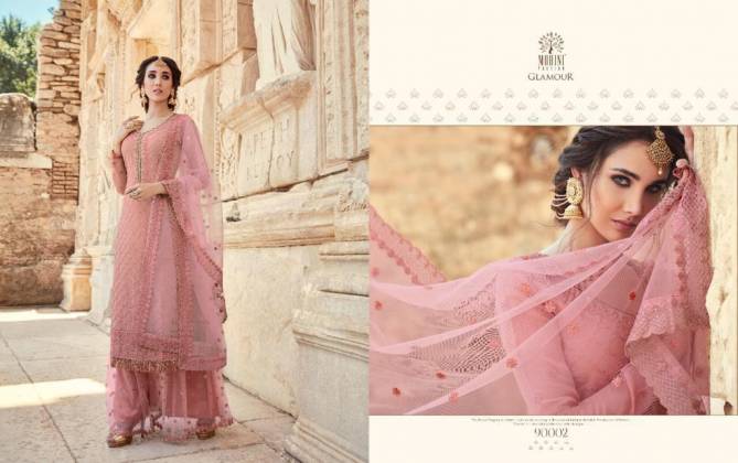 MOHINI GLAMOUR VOL-90 Latest fancy festive Wear Georgette Embroidery Work Heavy salwar suit Collection