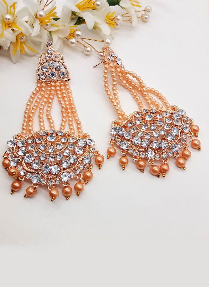 Fancy Party Wear And For Wedding Long Earrings Collection