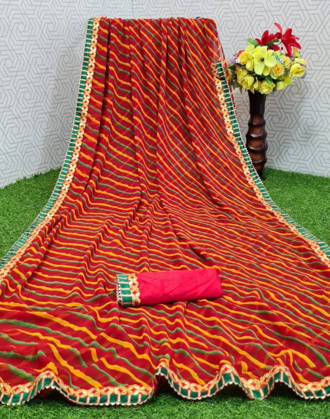 Mahek 40 Party Wear Fancy Designer Georgette Printed Saree Collection
