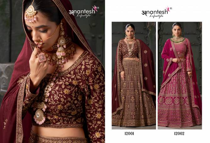 Nikaah The Wedding Vibes Vol 1 By Anantesh Bridal Lehenga Choli Collection