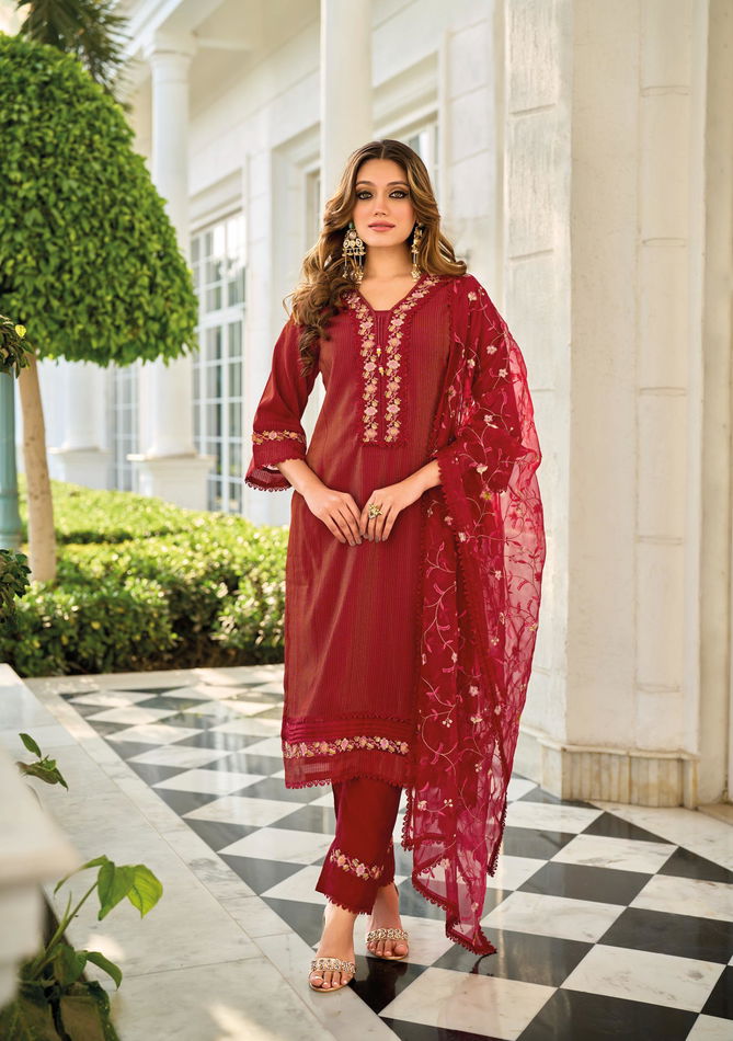 Aarfa By Lady Leela Viscose Kurti With Bottom Dupatta Wholesalers In Delhi