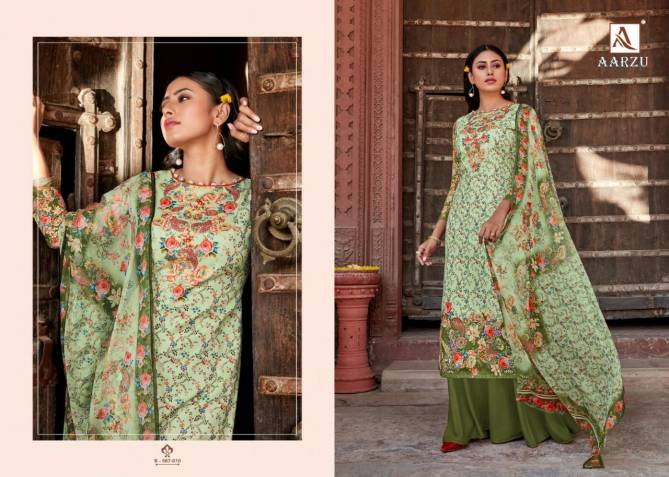 Alok Aarzu Pure Jam Cotton Casual Regular Wear Printed Designer Dress Material Collection
