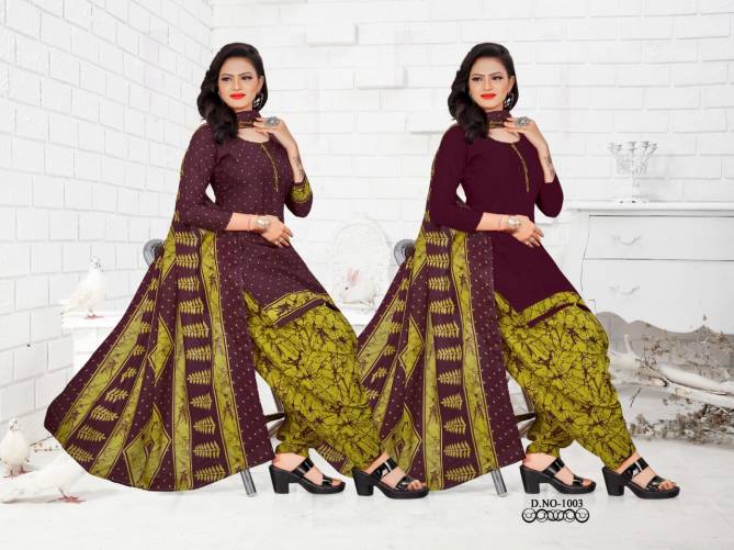 Meenaksi 2 Top Latest Fancy Designer Regular Casual Wear Printed Cotton Collection

