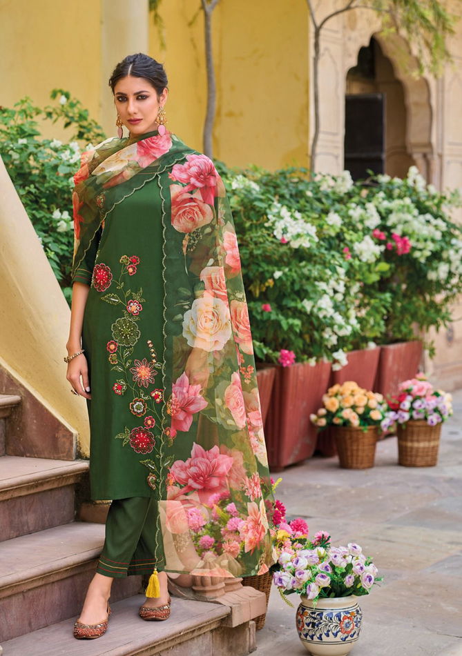 Shehnaaz By Kailee Viscose Silk Readymade Suits Catalog