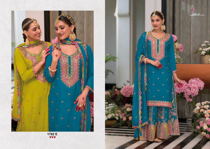 Safroon Vol 3 Color Edition Gold By Eba Chinon Readymade Suits Suppliers In India