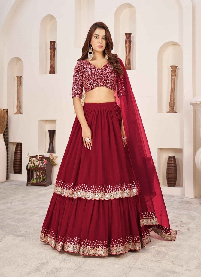 Anchal By Zeel Clothing Wedding Georgette Lehenga Choli Wholesale In Delhi 