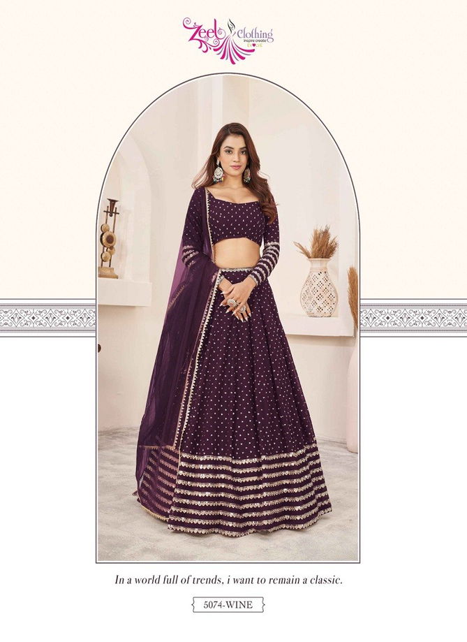 Anchal By Zeel Clothing Wedding Georgette Lehenga Choli Wholesale In Delhi 