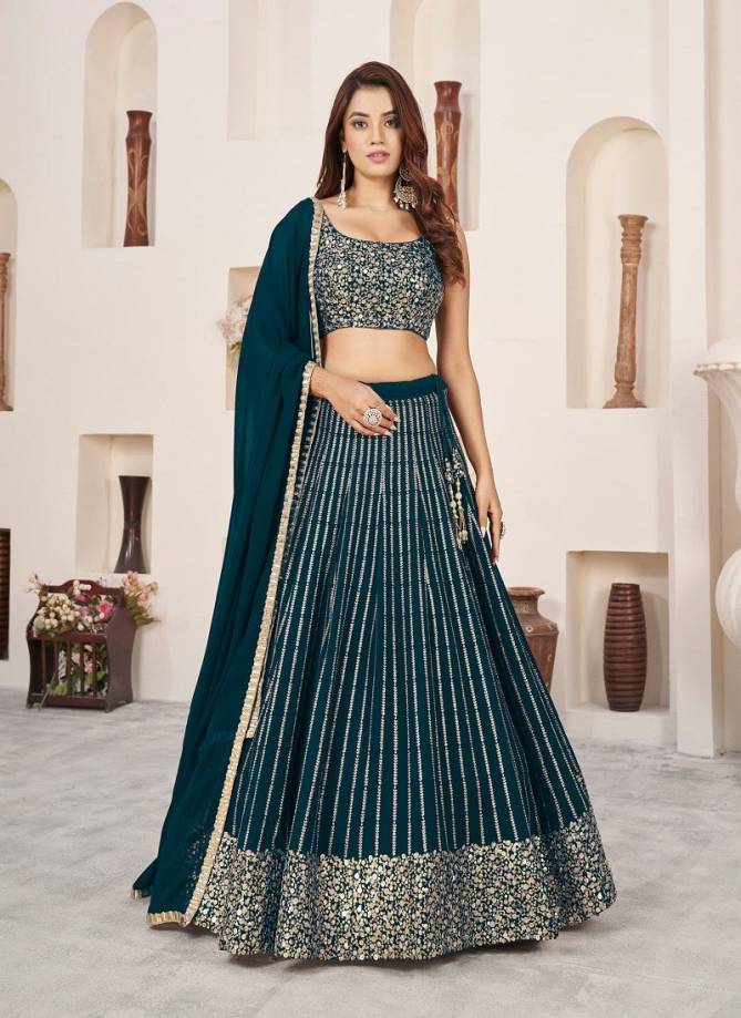 Anchal Vol 3 By Zeel Clothing Wedding Georgette Lehenga Choli Suppliers In India