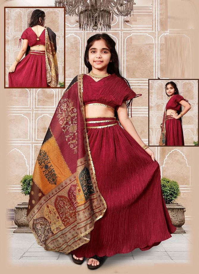 Arya Like Lehenga Choli Festive Wear Wholesale Kids Wear Catalog