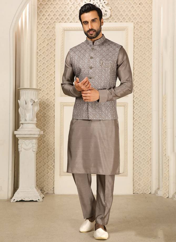 Function Vol Wear Wholesale Kurta Pajama With Jacket Collection