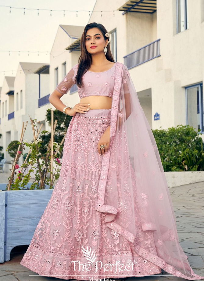 Baby Pink Colour Madhurya 1046 Colour Edition By Mrudangi Party Wear Lehenga Choli Catalog 1046