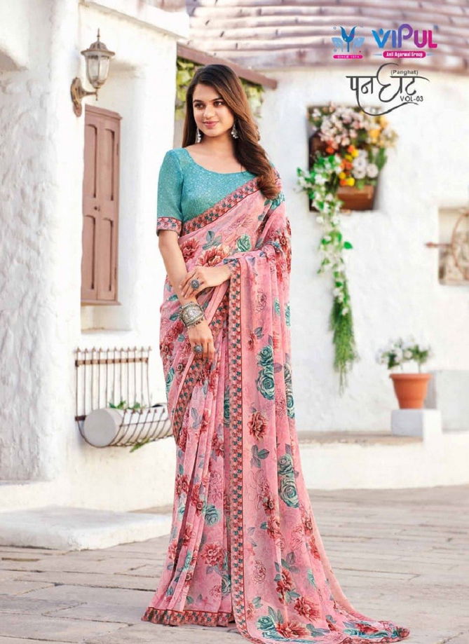 Panghat Vol 3 By Vipul Daily Wear Saree Catalog