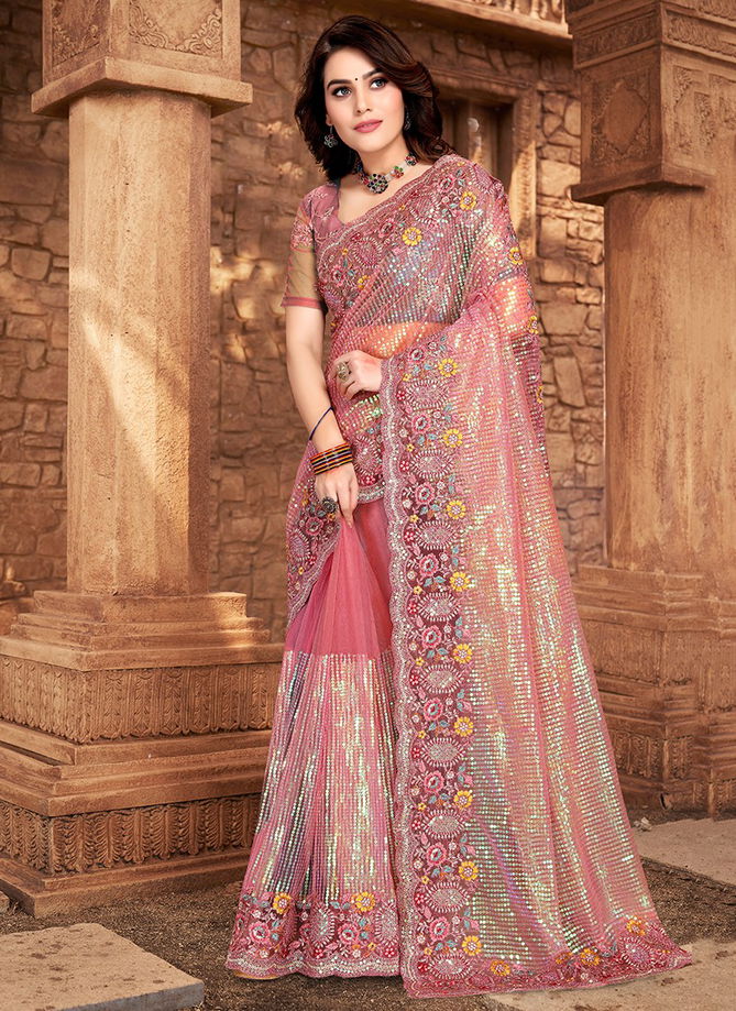 Samahita Designer Wholesale Party Wear Sarees Catalog