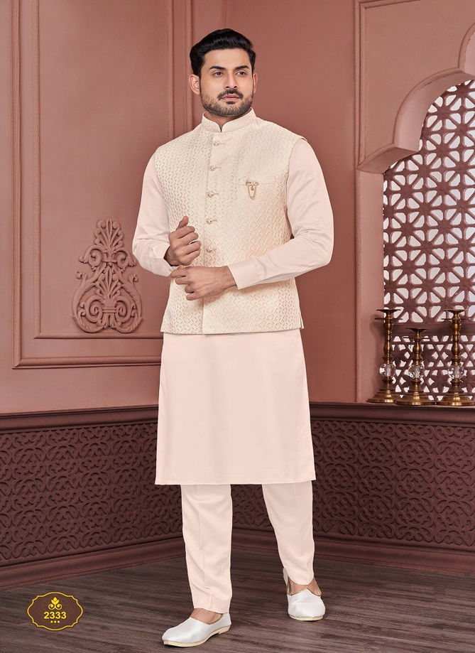 Wedding Wear Mens Modi Jacket Kurta Pajama Wholesale Price In Surat