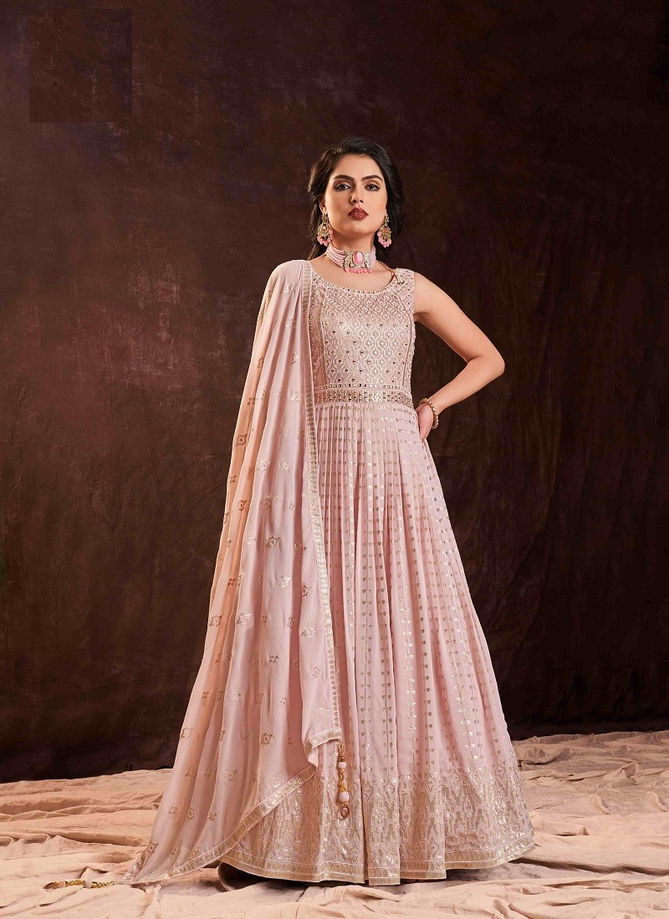 Baby Pink Colour Zoya Vol 3 By Arya Designs Gown Catalog 63006