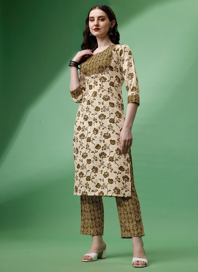 Raisin Magic Rayon Daily Wear Designer Kurti With Bottom Catalog