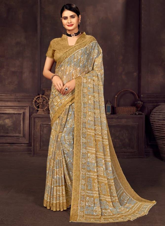 Ruchi Star Chiffon 73 Edition Regular Wear Wholesale Printed Sarees