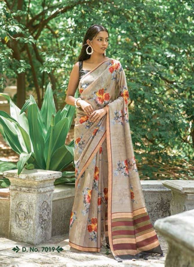 Zuleyka By Bhumi Paper Silk Daily Wear Saree Exportes In India