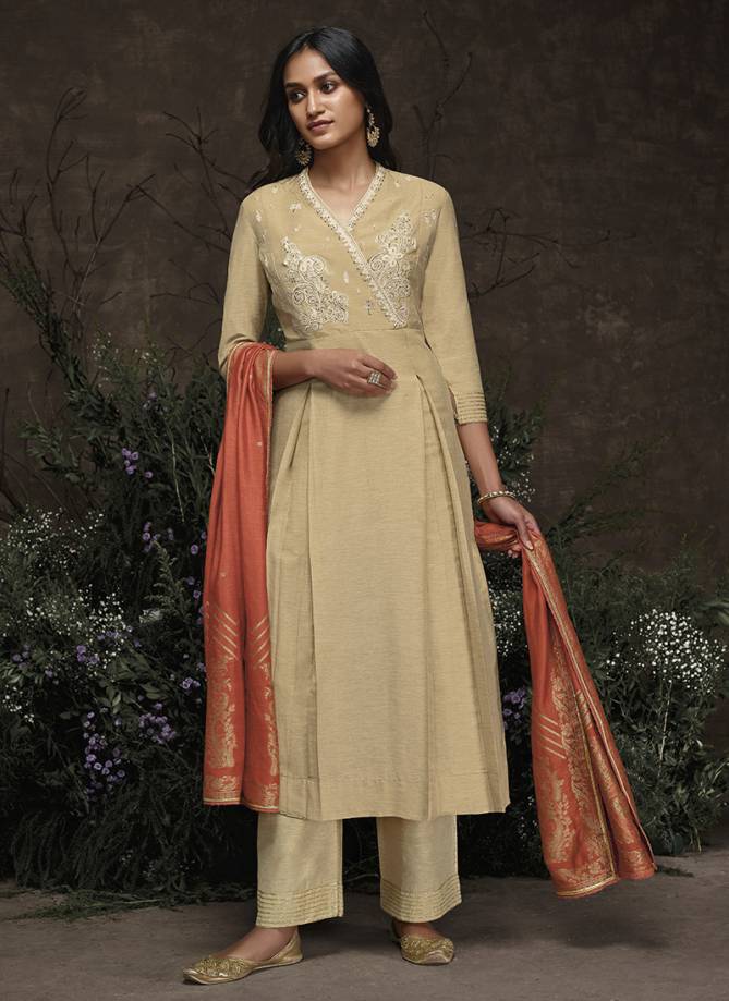 Noora Omtex Aaria Silk Designer Handwork Readymade Salwar Kameez Collection