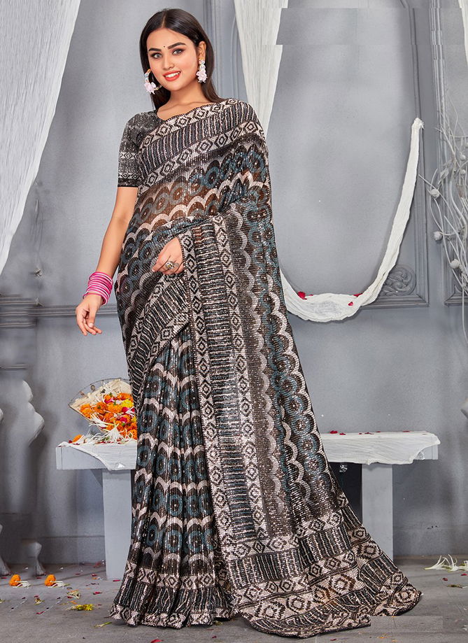 Anamya Designer Wholesale Printed Saree Catalog