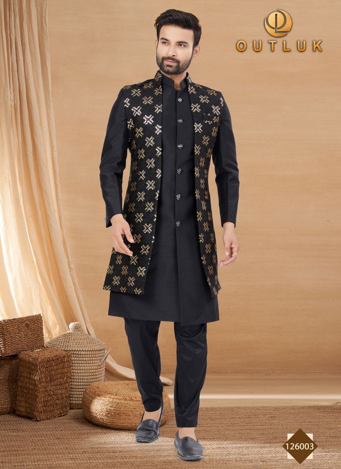 Outluk Vol 126 Mens Indo Western and Sherwani Catalog