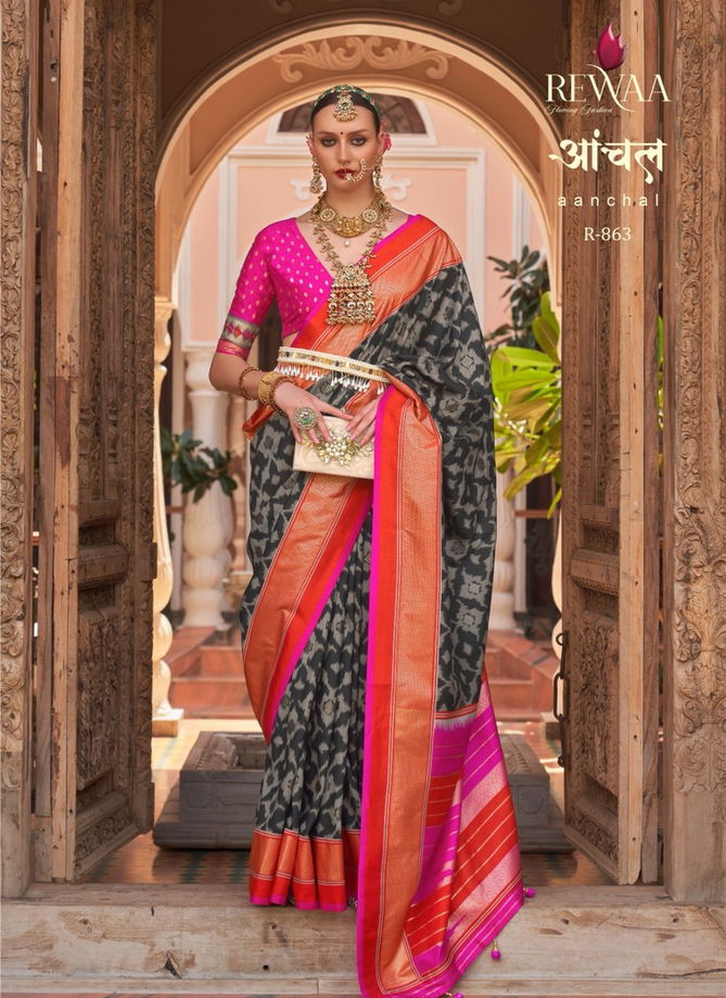 Aanchal By Rewaa Silk Sarees Catalog