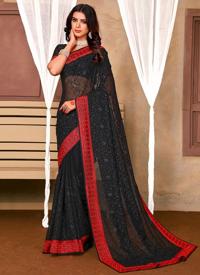 Porsche Wholesale Party Wear Saree Catalog