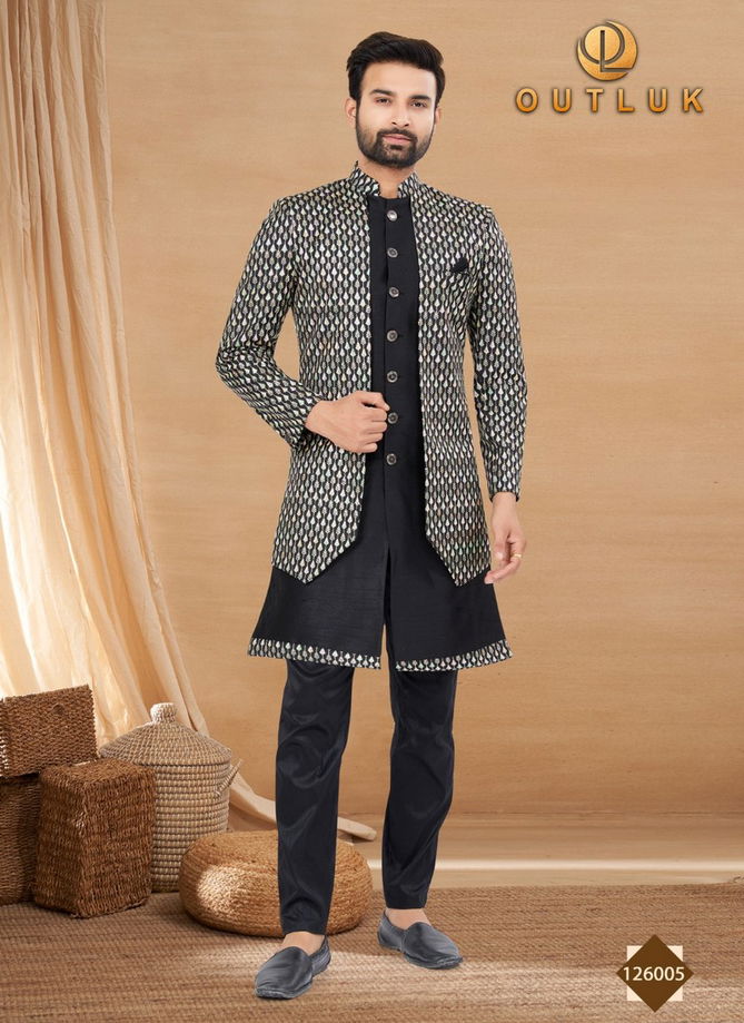 Outluk Vol 126 Mens Indo Western and Sherwani Catalog