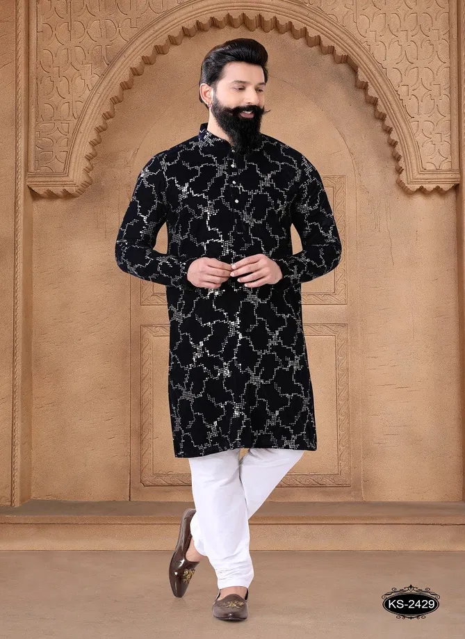 1632 Wedding Mens Wear Stright Kurta Pajama Wholesale Shop In Surat