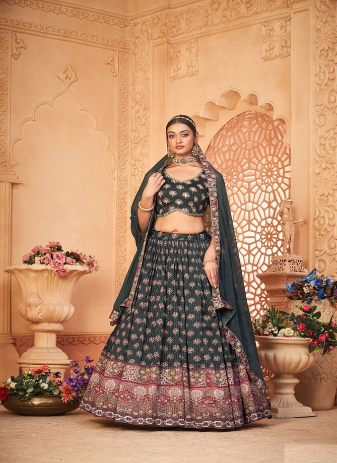 Black Colour Aakrut Vol 5 Designer Lehenga choli Catalog 5001