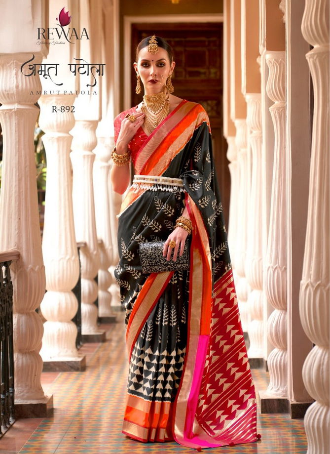 Amrut Patola By Rewaa Silk Saree Catalog