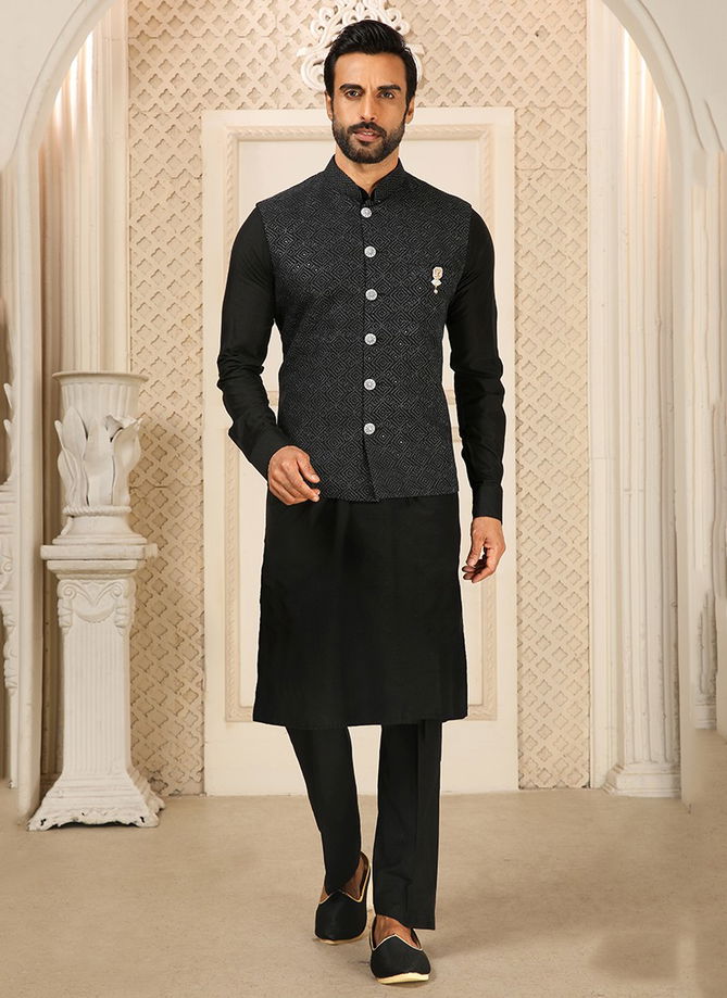 Ethnic Wear Exclusive Wholesale Kurta Pajama With Jacket Collection