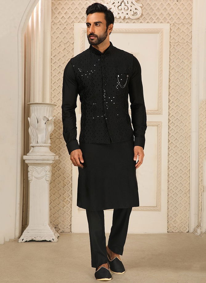 Festival Wear Wholesale Kurta Pajama With Jacket Collection