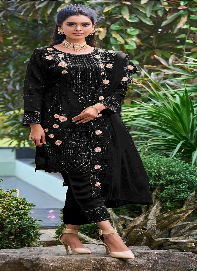 Black Colour Dinsaa Suit 171 Colours Pakistani Suits Catalog 171 D