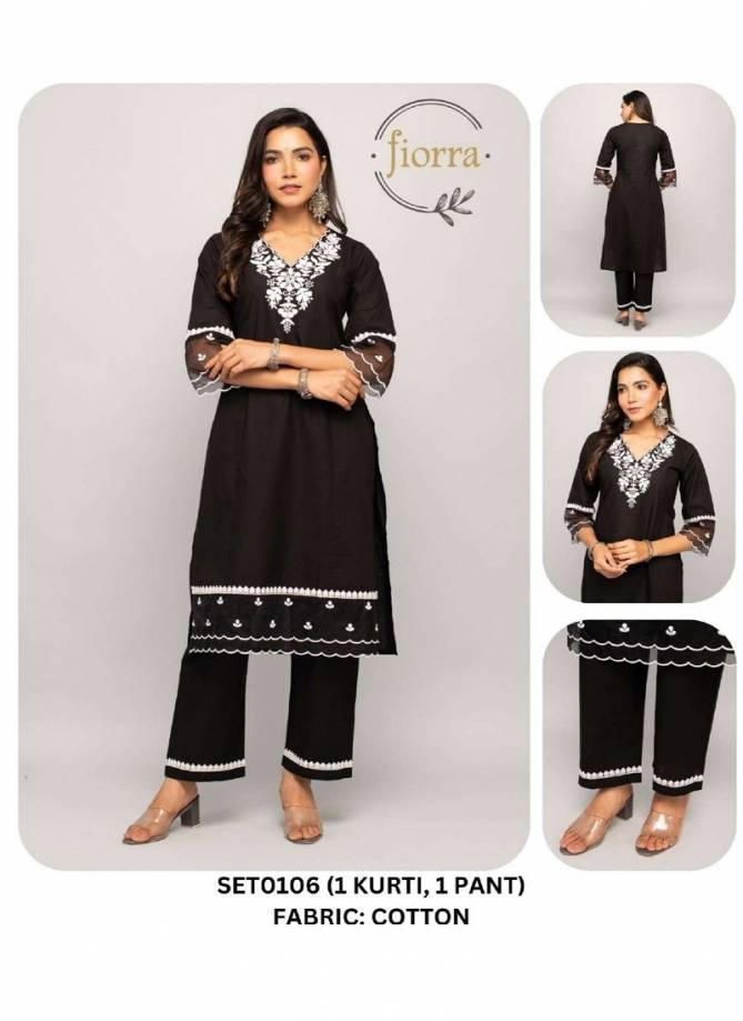 Fiorra SET0000 09 Summer Special Printed Cotton Kurti With Bottom Wholesale Online