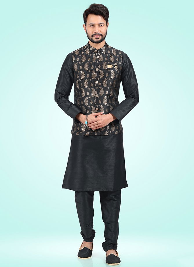 Function Wear Exclusive Wholesale Modi Jacket Kurta Pajama