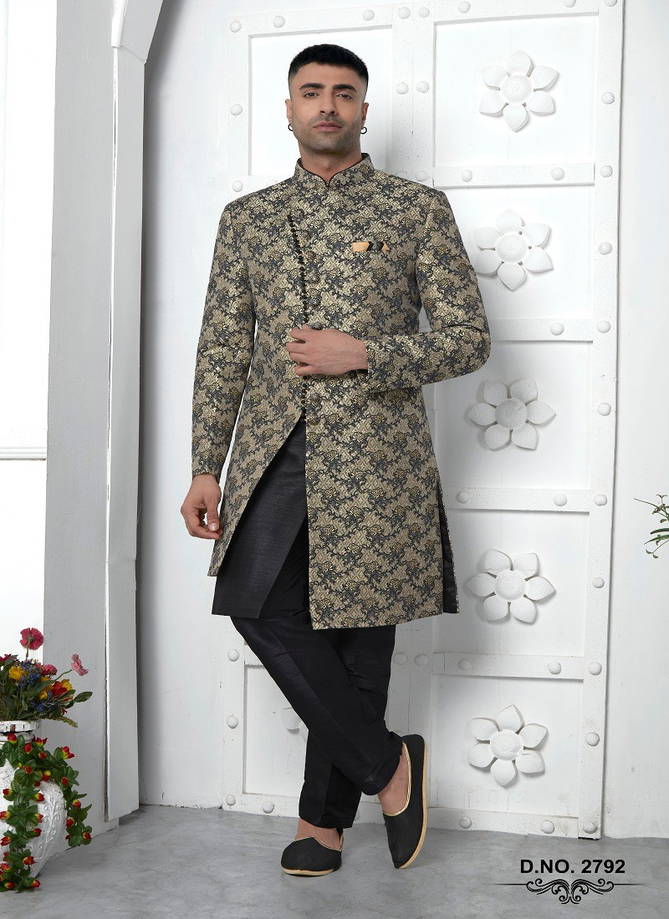 Function Wear Indo Western Mens Jacket Set Wholesale Shop In Surat