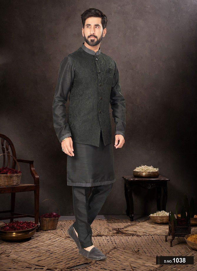 GS Fashion Occasion Wear Mens Designer Modi Jacket Kurta Pajama Orders In India