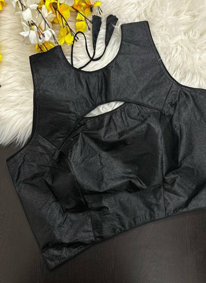 New Plain Designer Simar Silk Party Wear Blouse Catalog