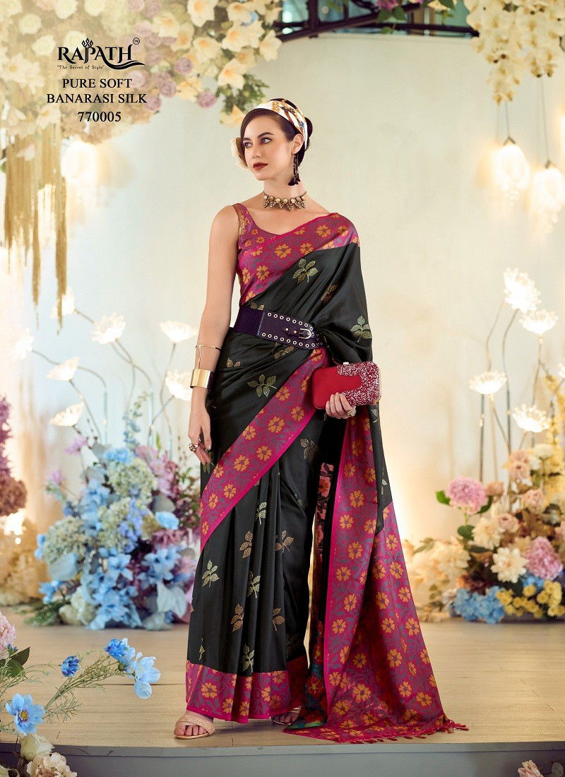 Purple Martin By Rajpath Soft Silk Wholesale Saree Suppliers In Mumbai