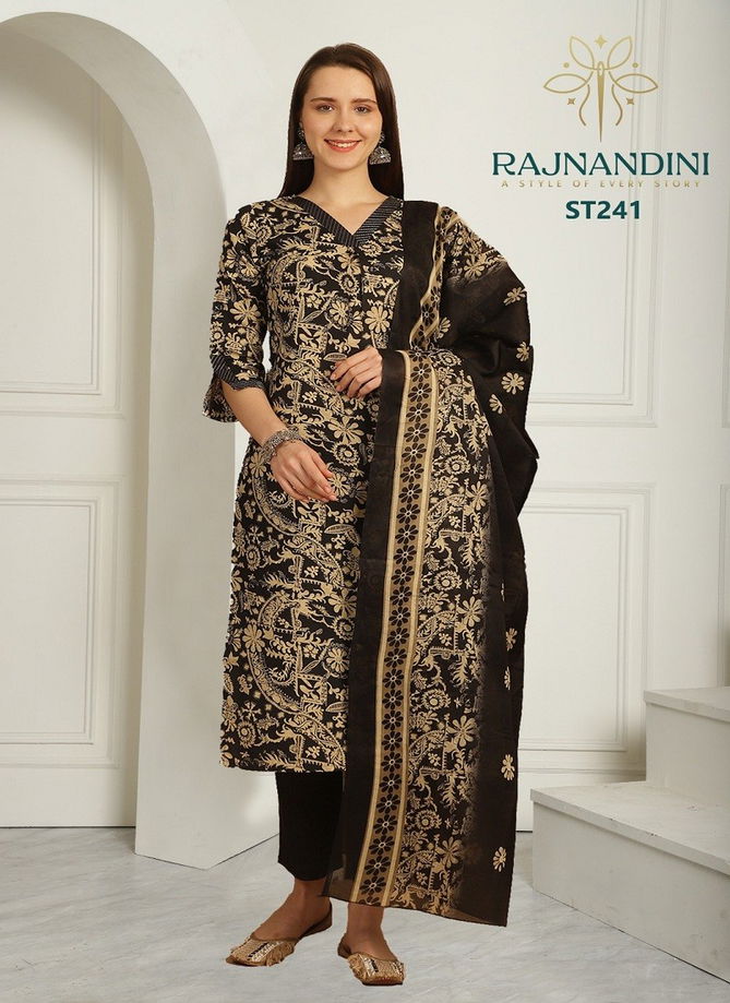 Vamika By Rajnandini Heavy Indo Cotton Kurti With Bottom Dupatta Suppliers In India